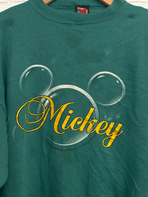 MICKEY VINTAGE CREWNECK // GREEN
