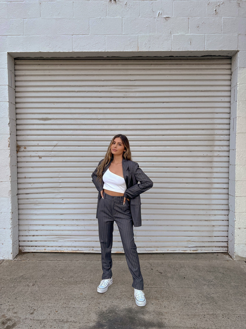 SHE'S BOSSY PANT SUIT SET