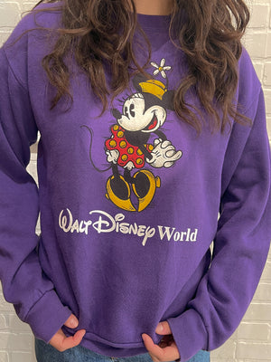 MINNIE CREWNECK // PURPLE