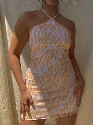 WHIRLWIND HALTER DRESS