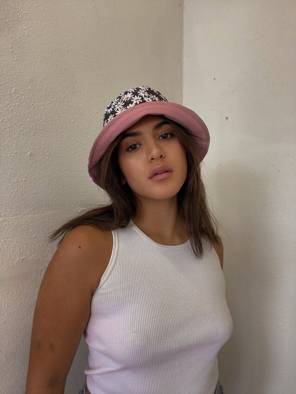 OOPSIE DAISY BUCKET HAT // BLUEBERRY