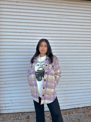 Purple Hearts Shacket