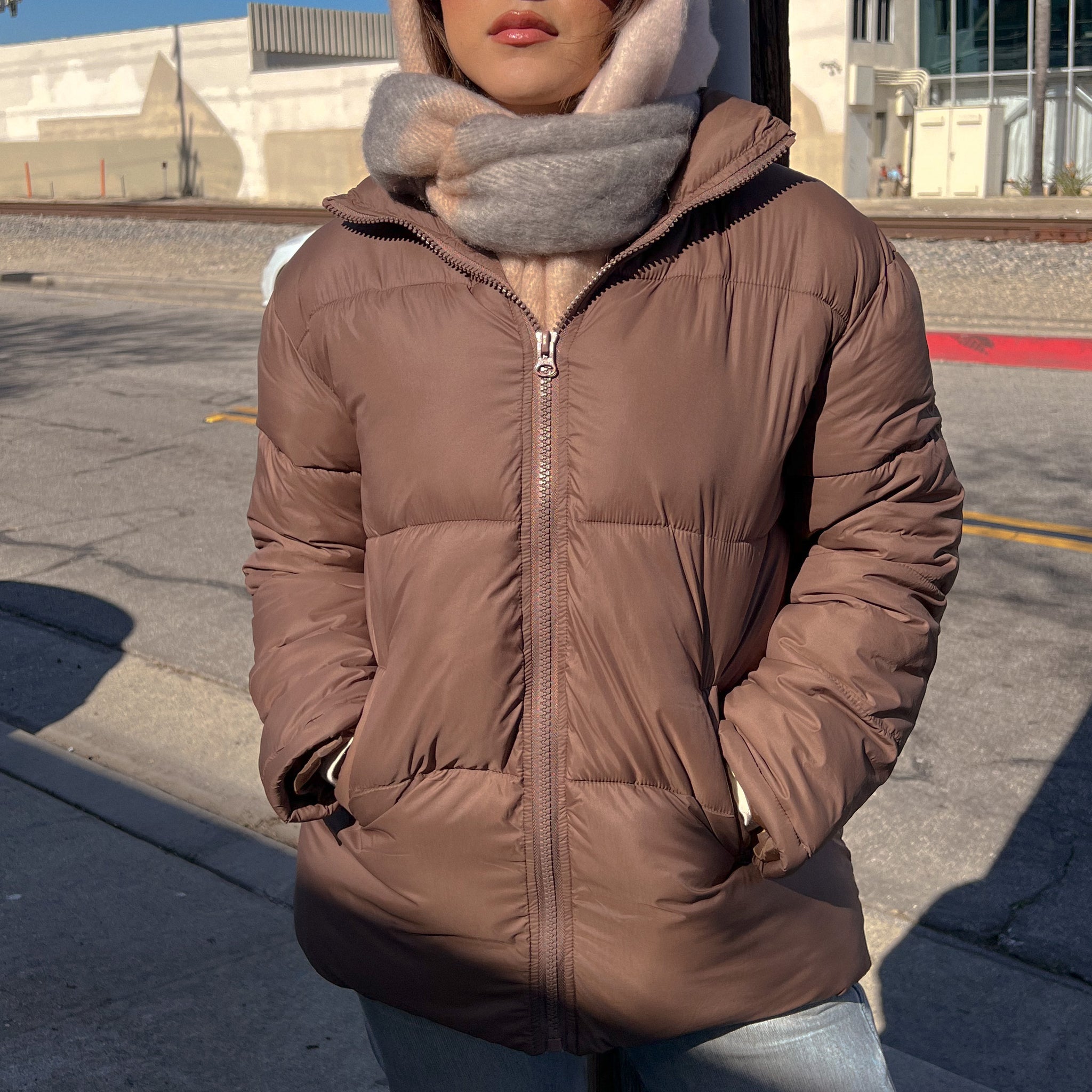 PARK CITY PUFFER // BROWN