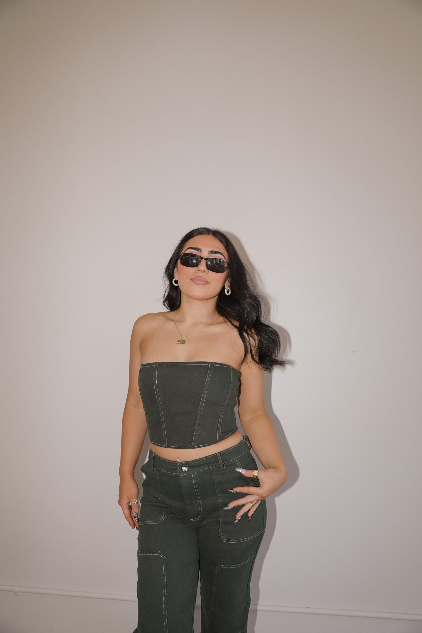 DINERO CORSET TOP