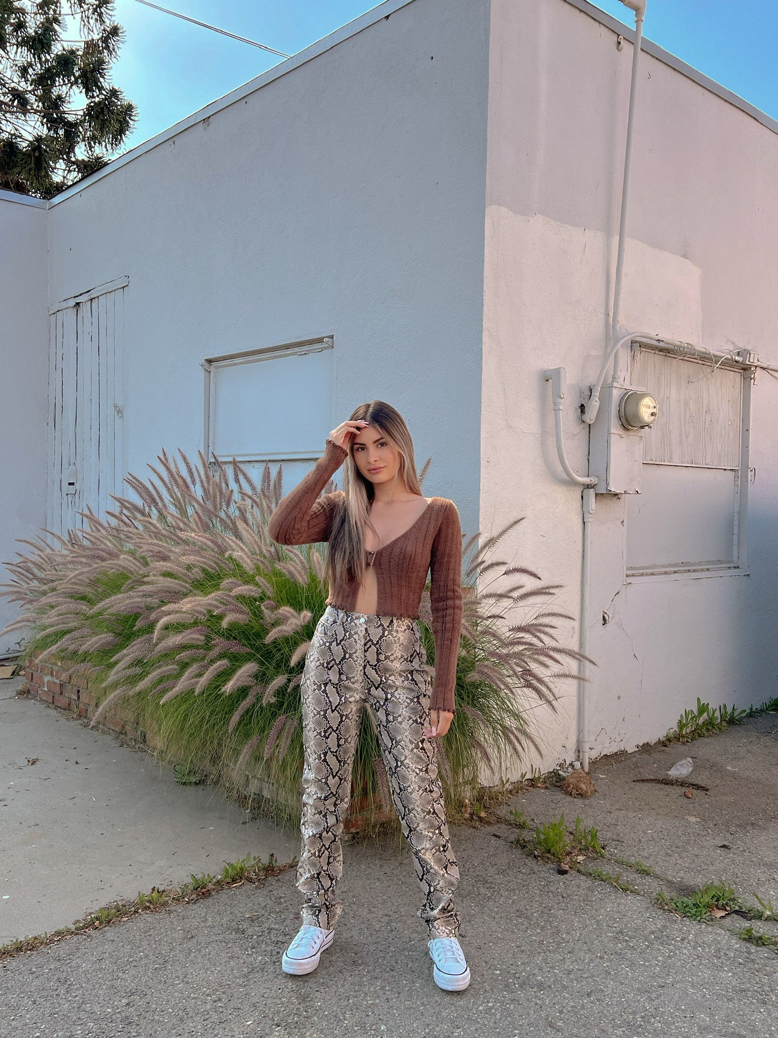 SLITHERIN' LEATHER PANTS