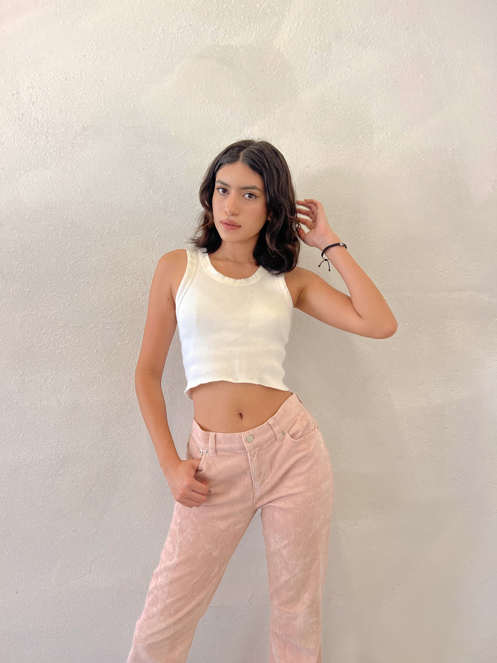 RALPH LAUREN CORDUROY PANTS // PINK