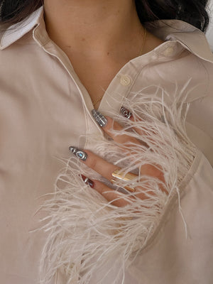 PRETTY CHIC TOP // IVORY