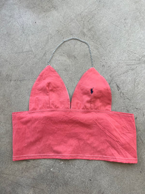 REWORKED RL HALTER TOP // RED