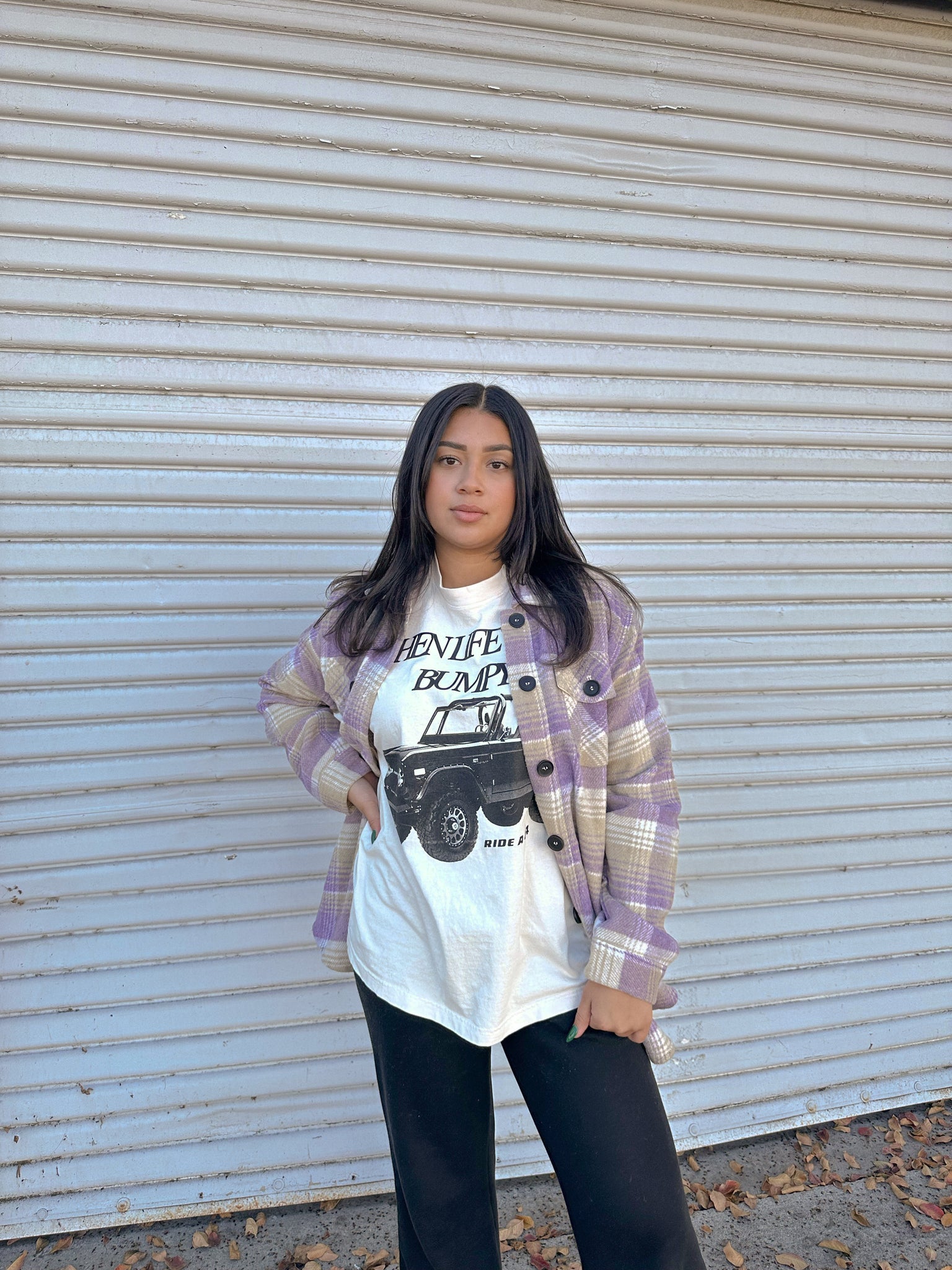 Purple Hearts Shacket