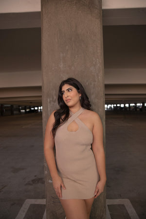 MOCHA DREAMS MINI DRESS