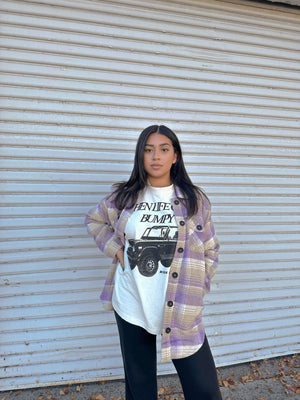 Purple Hearts Shacket
