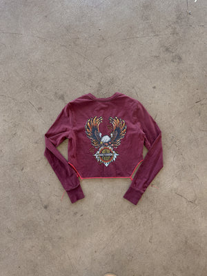 REWORKED HARLEY LONG SLEEVES // BEADED EAGLE