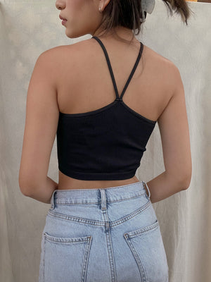 MUST HAVE HALTER TANK // BLACK